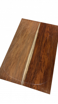 Top Koa, African AA with sapwood, 2-pcs. 8mm